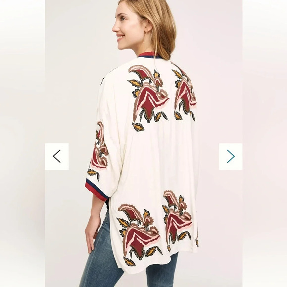 Anthropologie Paradiso Kimono Jacket by Elevenses one size - Picture 2 of 8